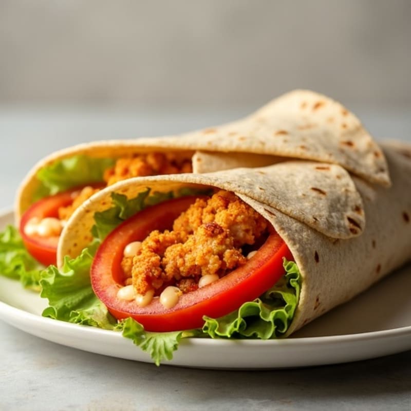 Crispy Buffalo Ranch Chicken Wrap