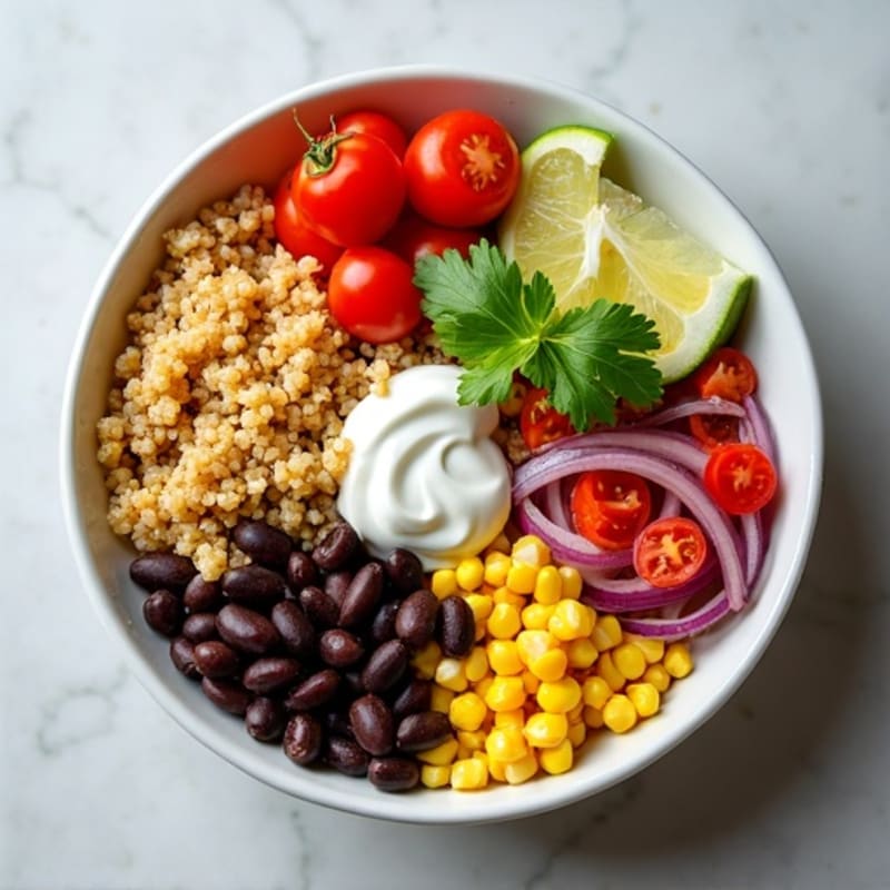Citrus-Lime Quinoa Black Bean Bowl