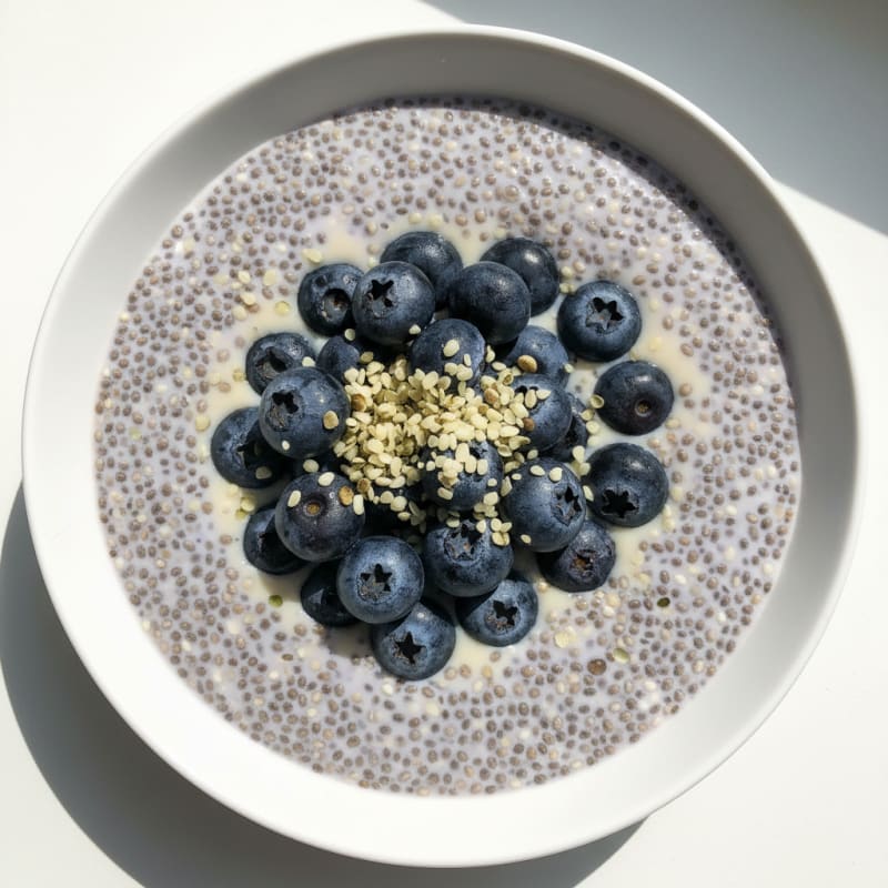 Blueberry Chia Seed Pudding