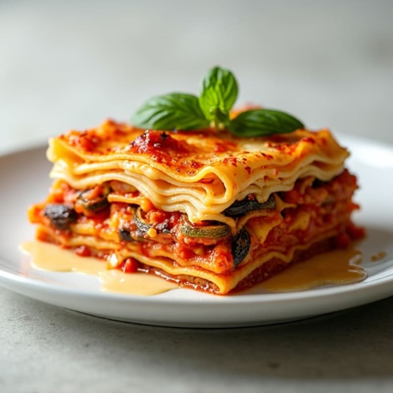 Protein-Packed Roasted Vegetable Lasagna
