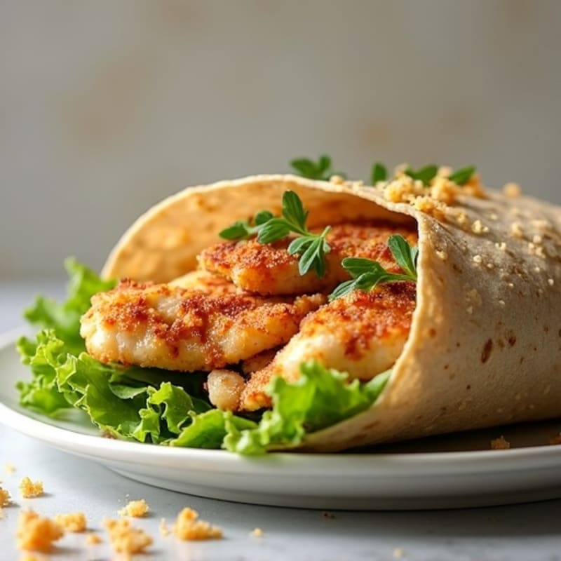 Crispy Chicken Caesar Wrap
