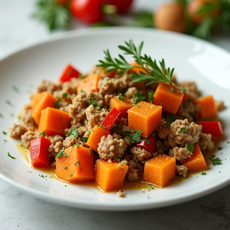 Quick Lean Turkey Sweet Potato Hash