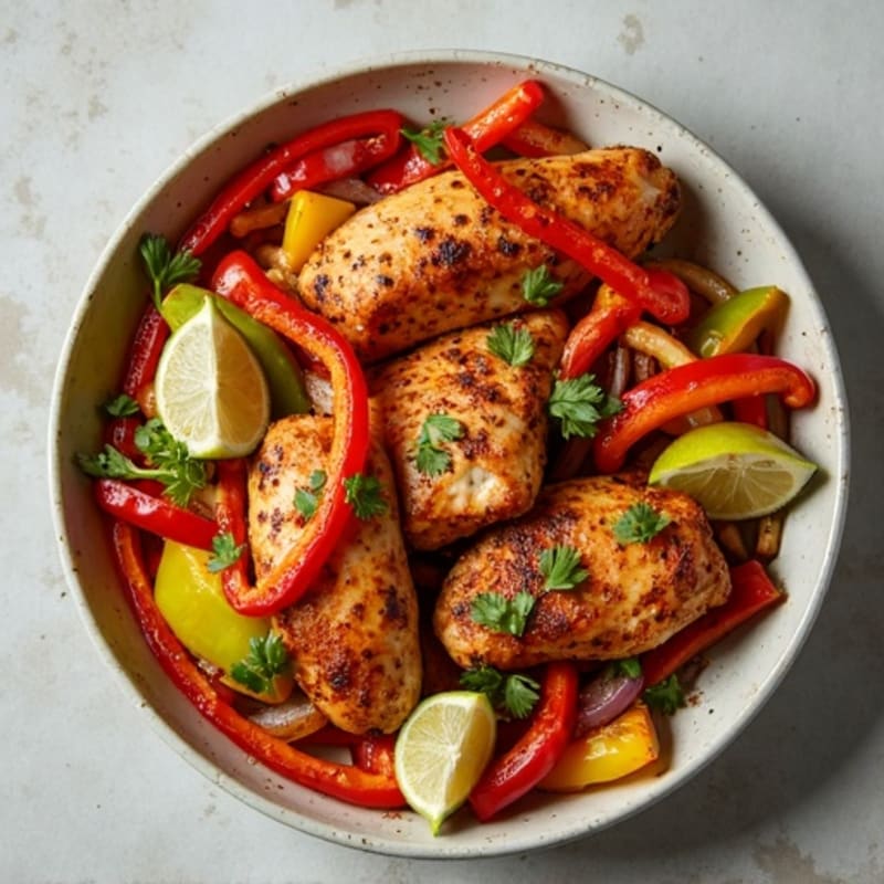 Sheet Pan Chicken Fajitas