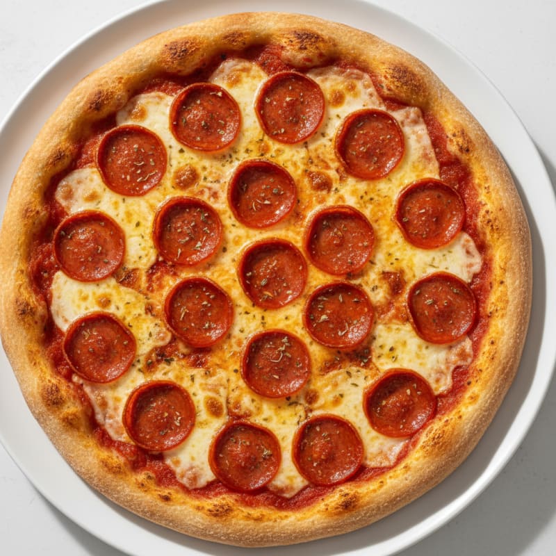 Classic Pepperoni Pizza with Mozzarella
