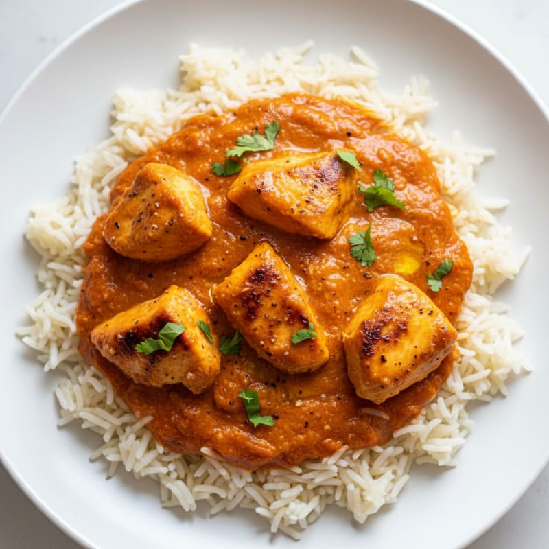 Spiced Butter Chicken with Basmati Rice