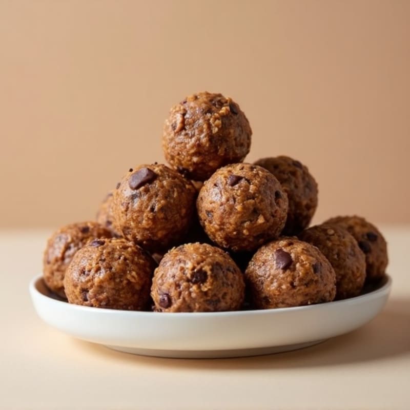 Chewy Peanut Butter Chocolate Protein Bites