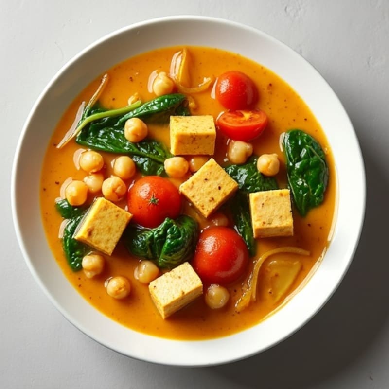 Hearty Coconut Curry Chickpea Stew