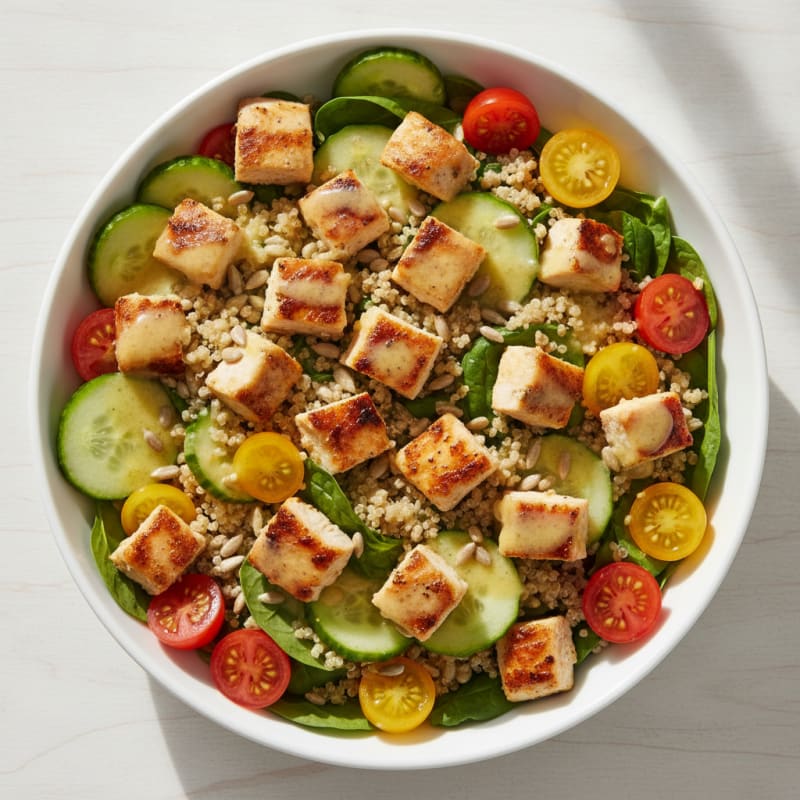 Grilled Chicken and Quinoa Power Bowl