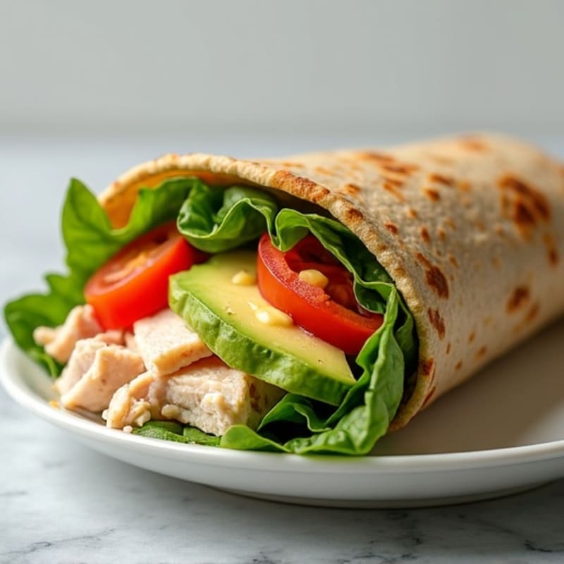 Fresh Turkey Avocado Wrap