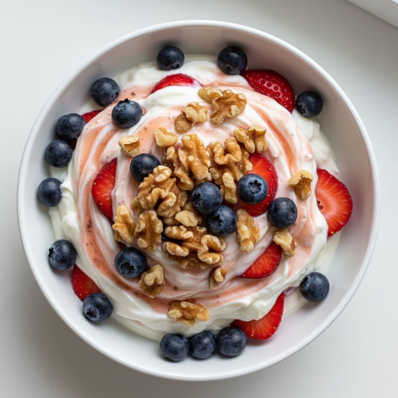 Creamy Greek Yogurt Protein Parfait with Berries