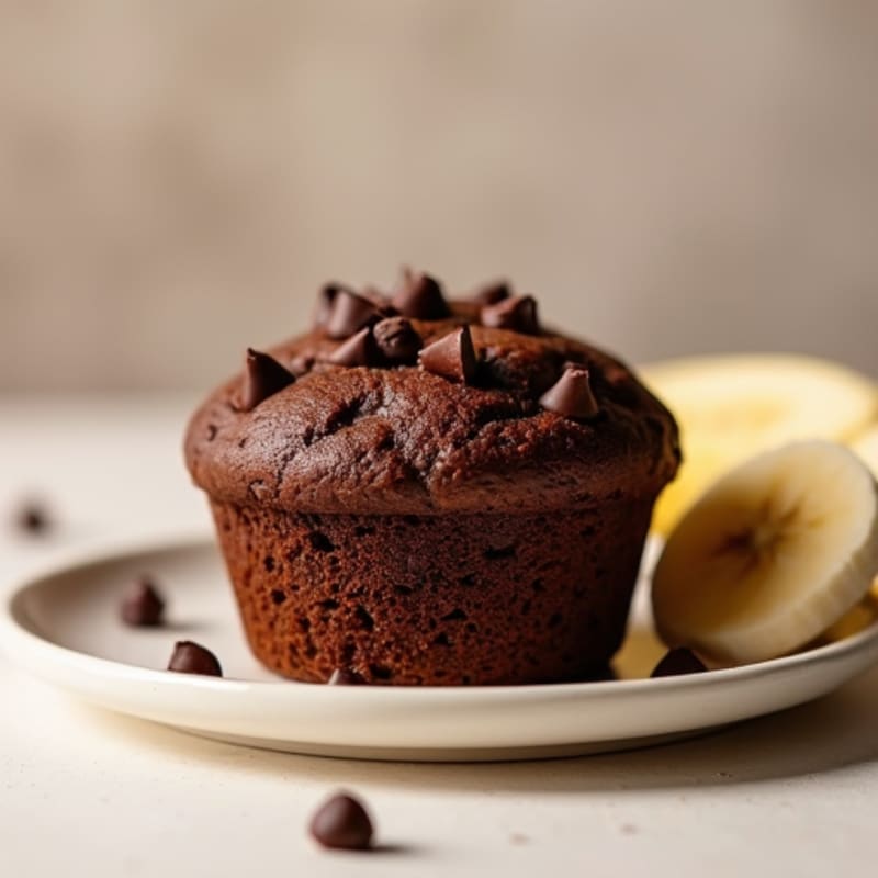 Double Chocolate Protein Power Muffins
