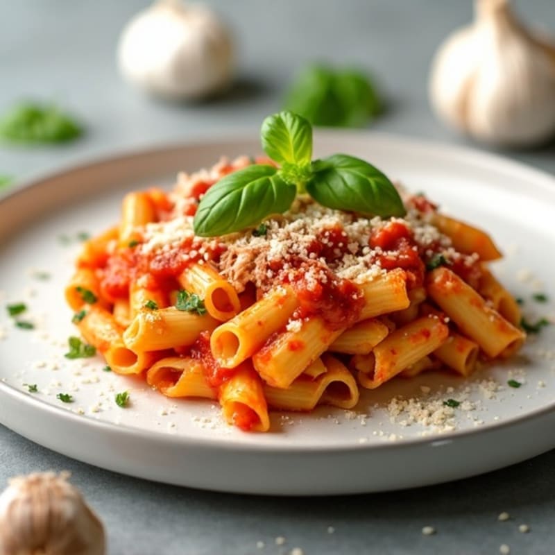 Hearty Baked Ziti with Lean Ground Turkey and Creamy Ricotta