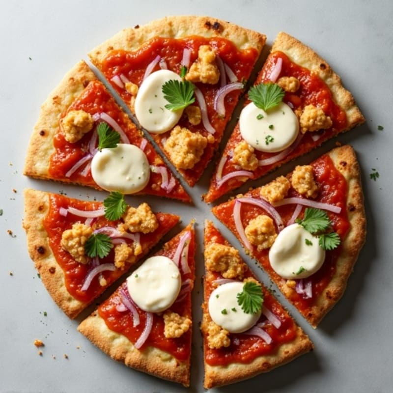 High-Protein BBQ Chicken Pizza