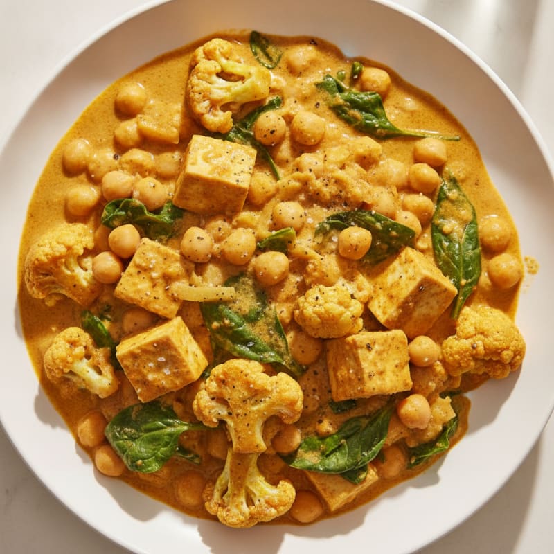 Curried Chickpea and Vegetable Coconut Stew