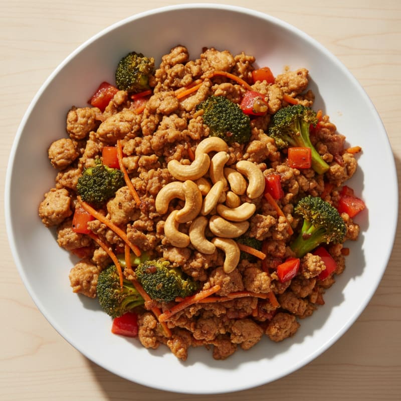 Lean Mince Stir-Fry with Mixed Vegetables