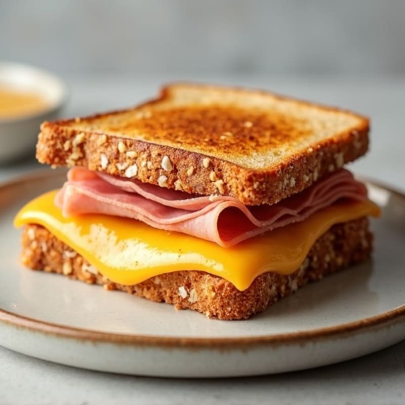 Lean Ham and Melty Swiss Whole Grain Melt