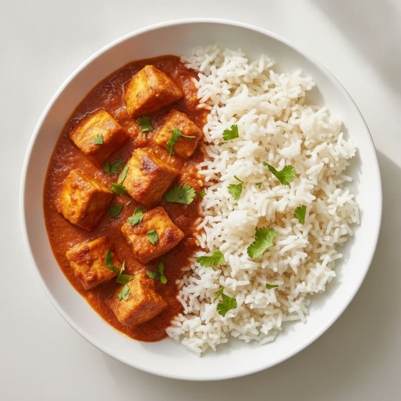 Spiced Butter Chicken with Basmati Rice