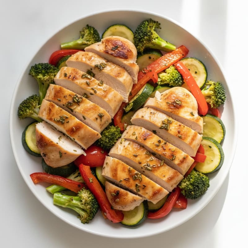 Sheet Pan Lemon Herb Chicken and Veggies