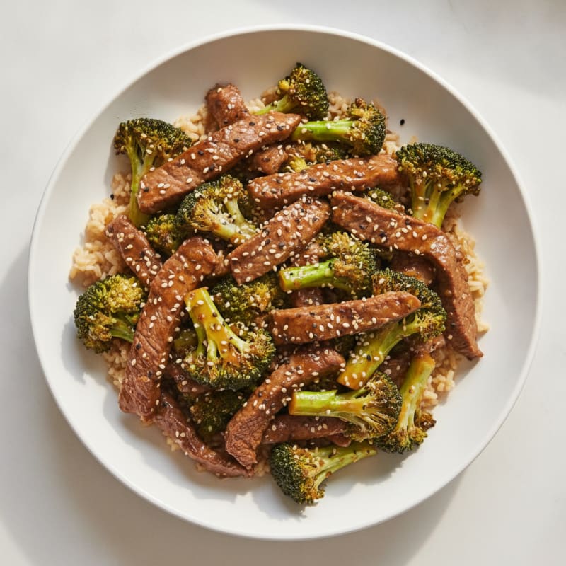 Sesame Beef and Broccoli Stir-Fry