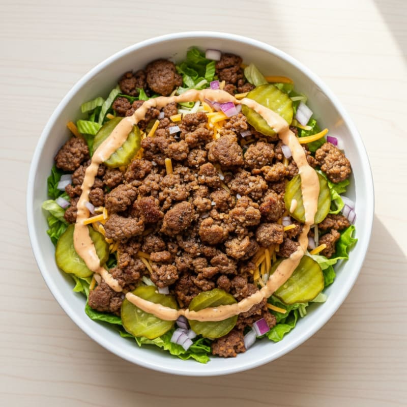 Crispy Beef Big Mac Power Bowl