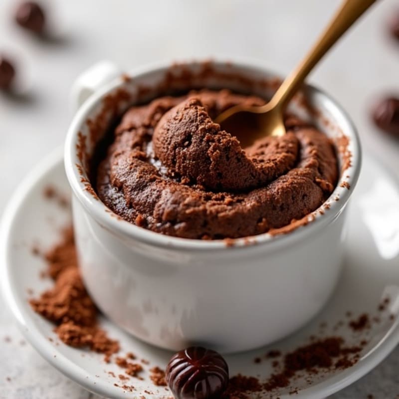 Protein-Packed Double Chocolate Mug Cake