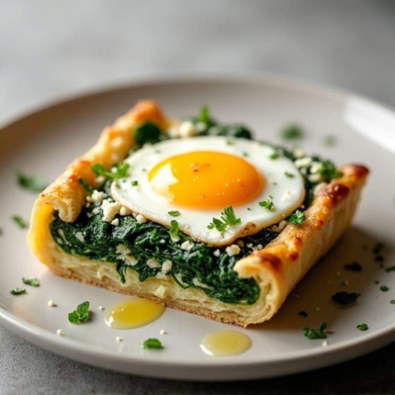 Spinach and Feta Crispy Phyllo Bake