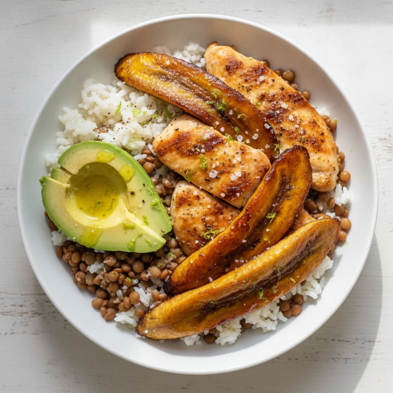 Chicken and Plantain Power Bowl