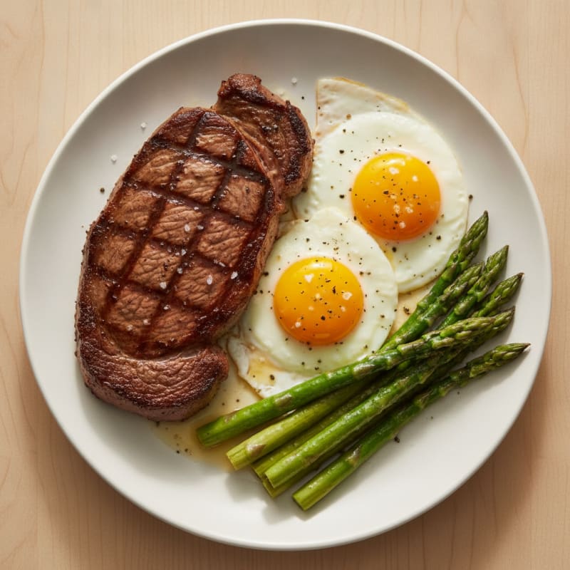 Pan-Seared Steak and Eggs