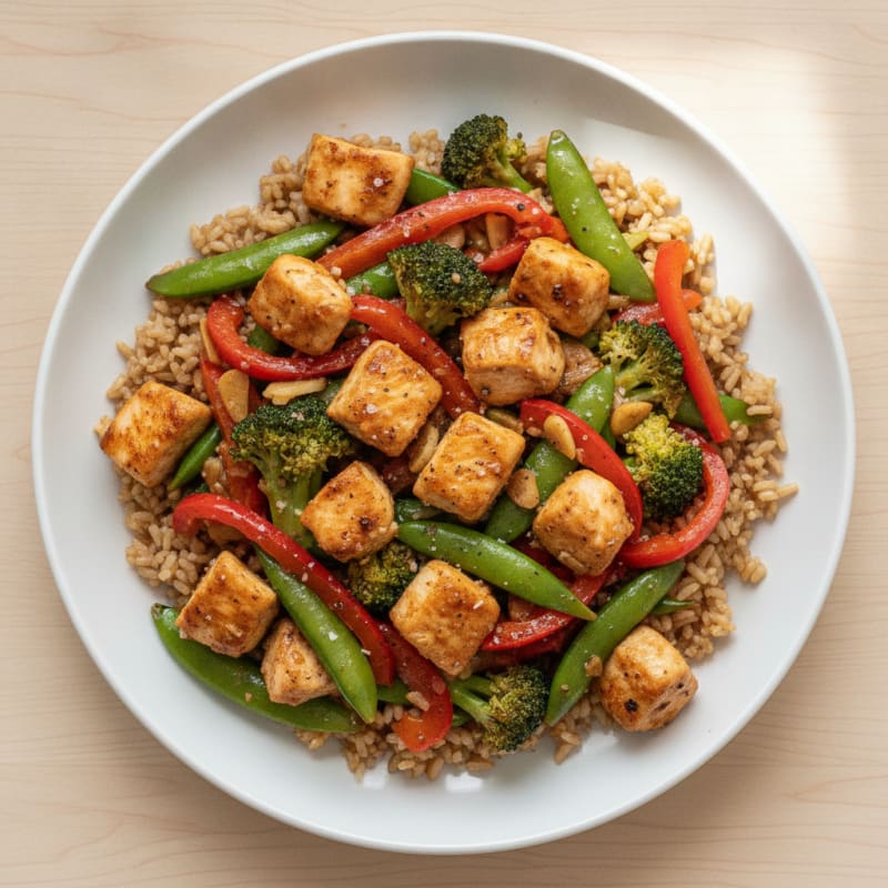 Clean Chicken and Vegetable Stir-Fry