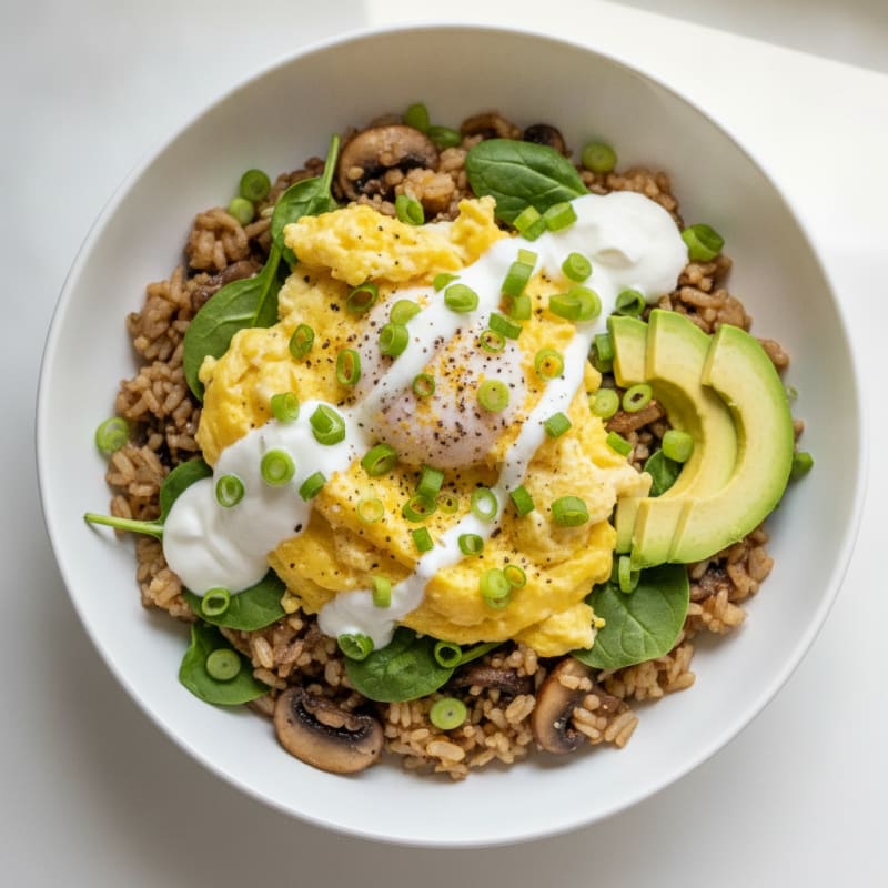 Savory Egg and Rice Bowl