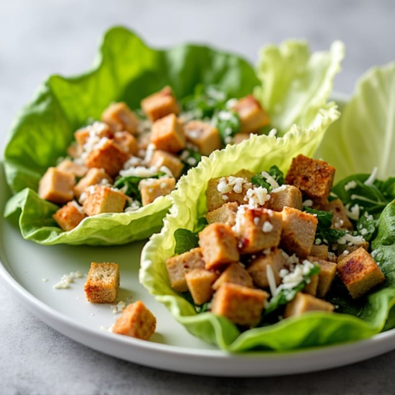Grilled Chicken Caesar Lettuce Wrap