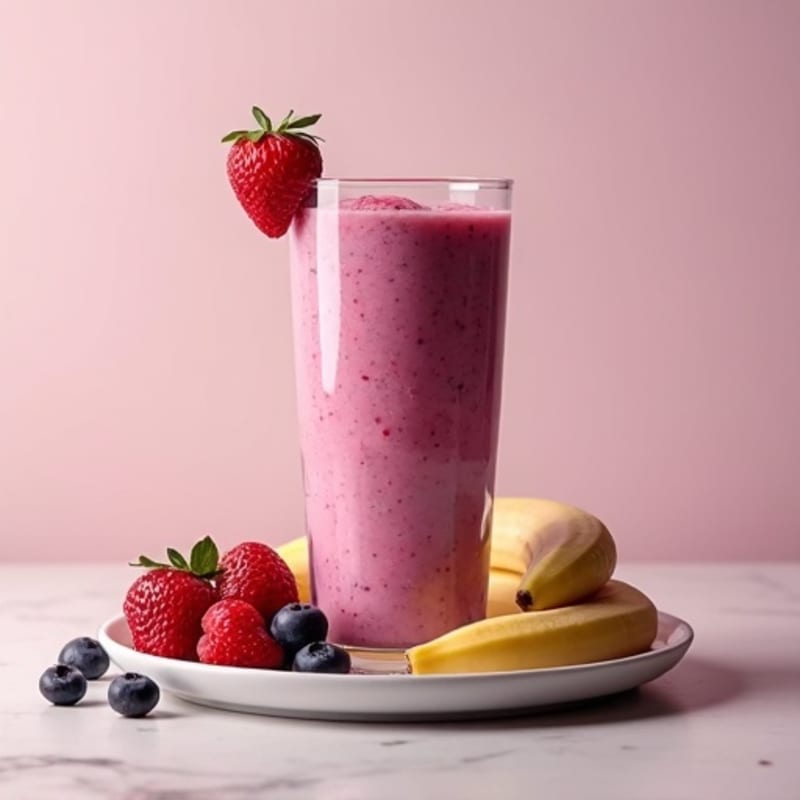 Creamy Berry Protein Smoothie