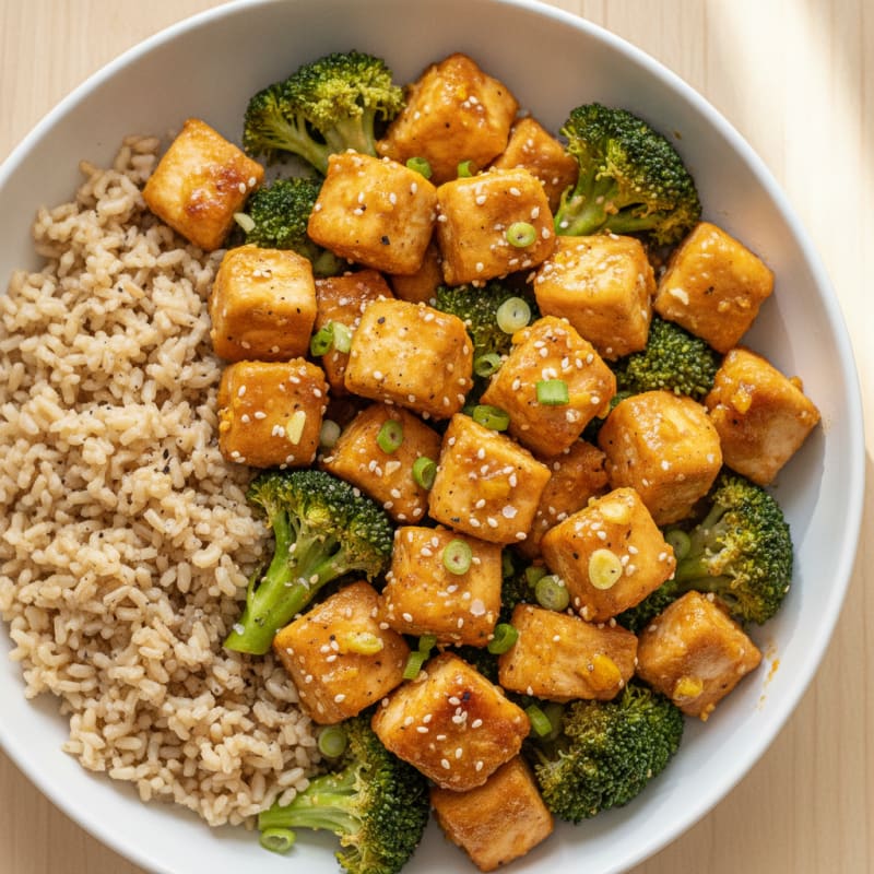 Baked Orange Chicken with Broccoli