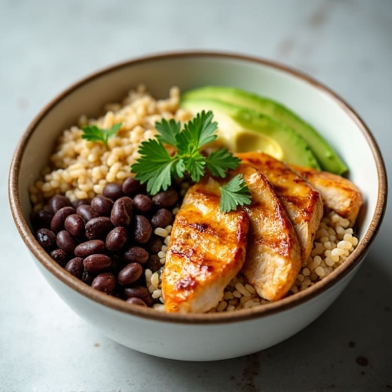 Cilantro Lime Chicken Rice Bowl