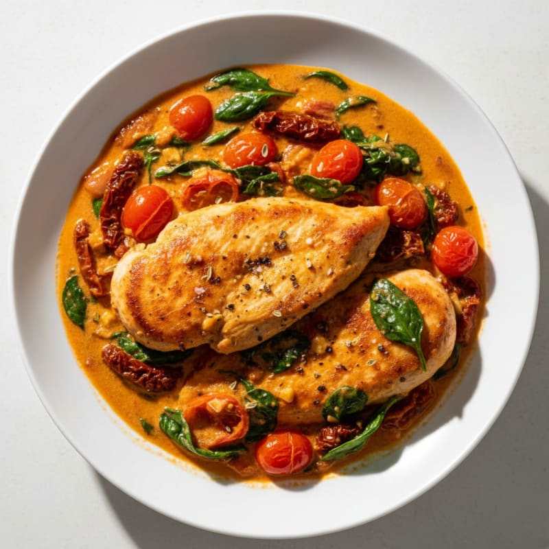 Creamy Tuscan Chicken Skillet