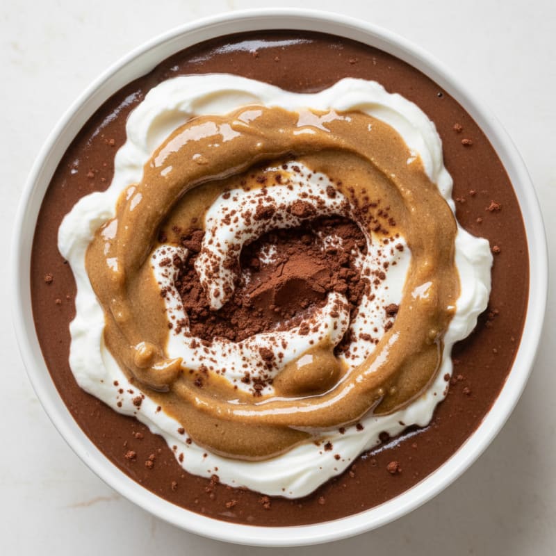 Silky Chocolate Protein Pudding with Greek Yogurt
