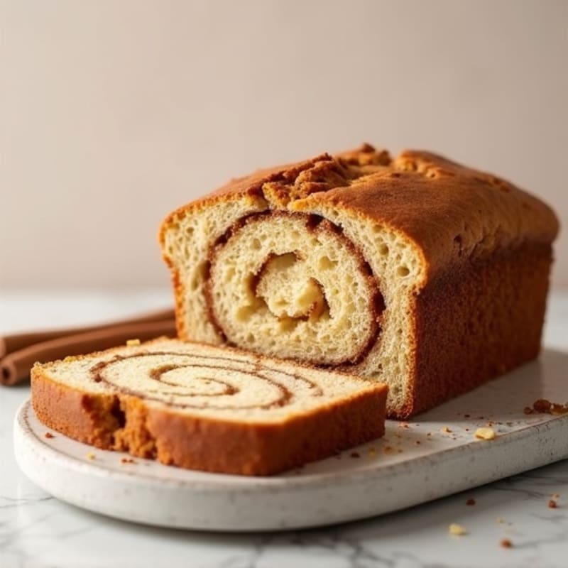 Protein-Packed Almond Flour Cinnamon Swirl Bread