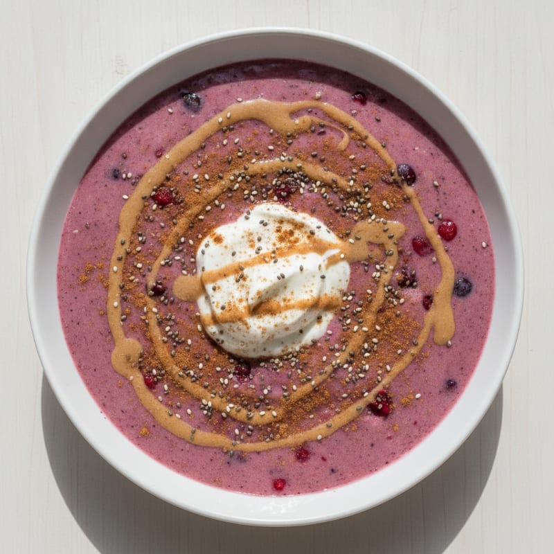 Berry-Almond Power Smoothie