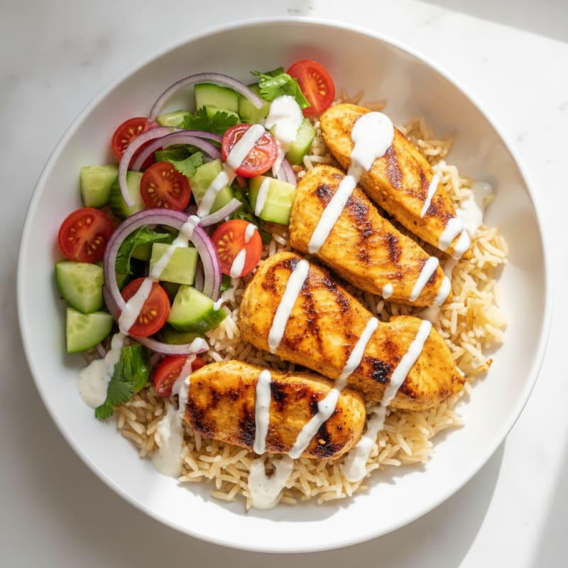 Chicken Shawarma Rice Bowl