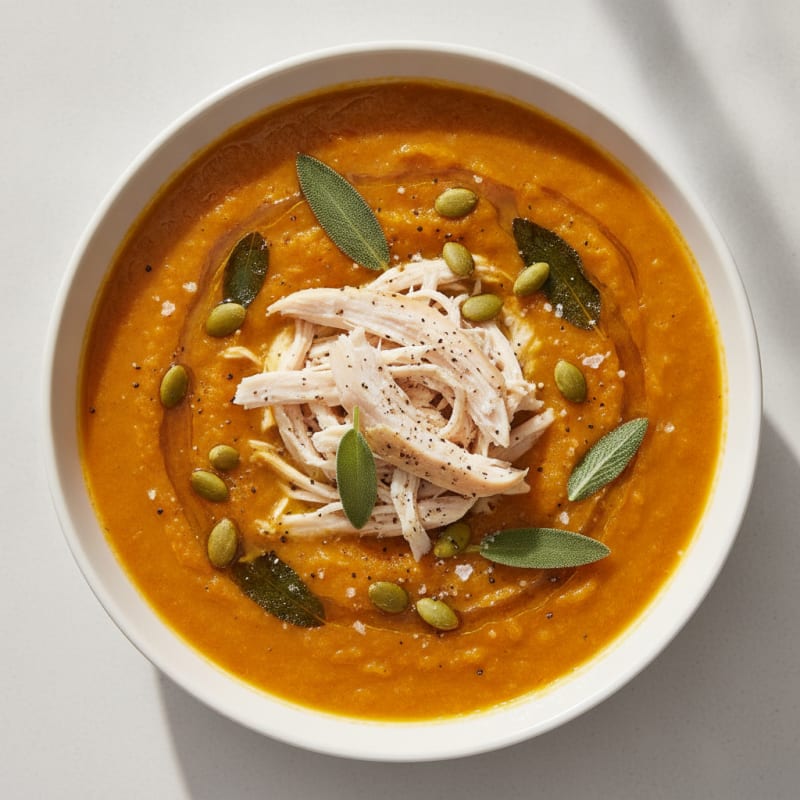 Roasted Pumpkin and Sage Soup