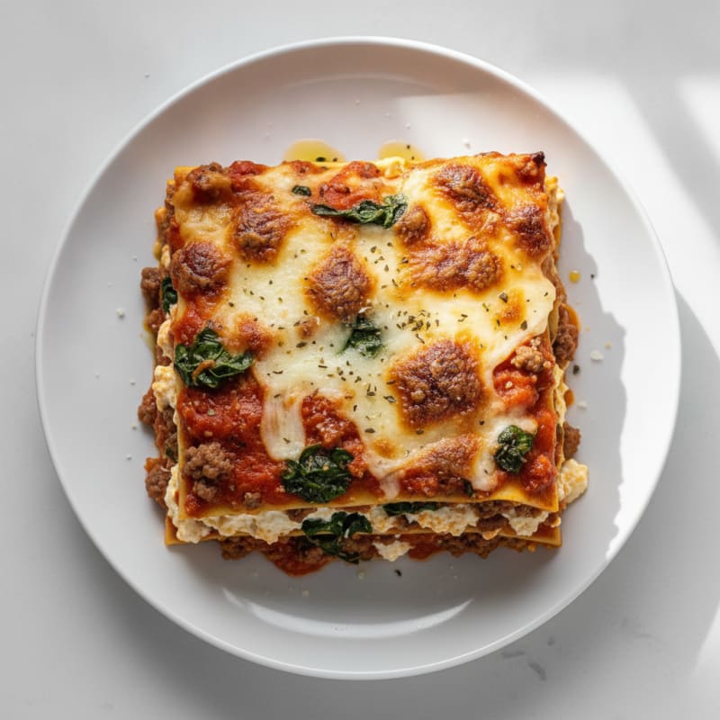 Classic Beef and Ricotta Lasagna Bake
