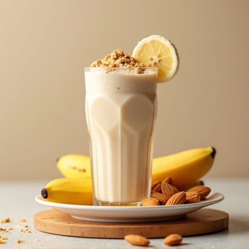 Creamy Almond Butter Protein Smoothie