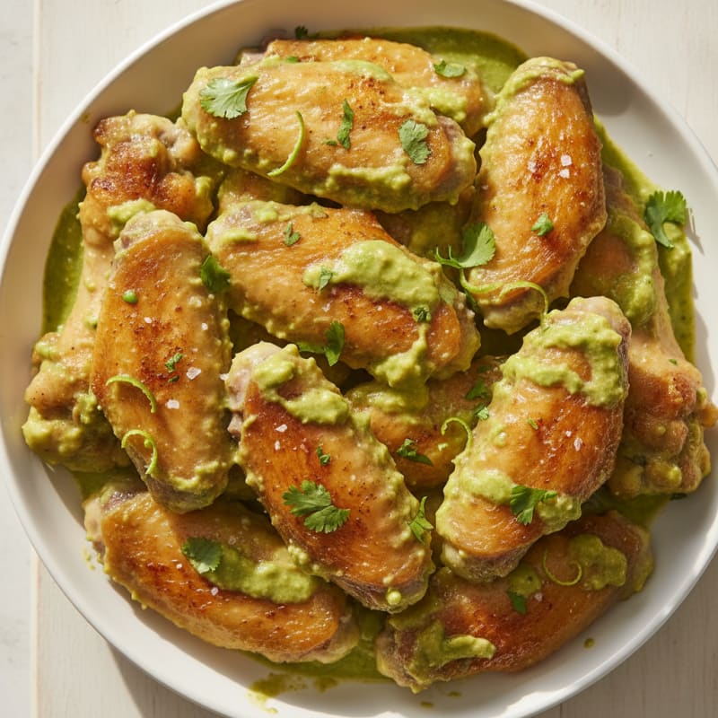 Avocado-Lime Chicken Wings