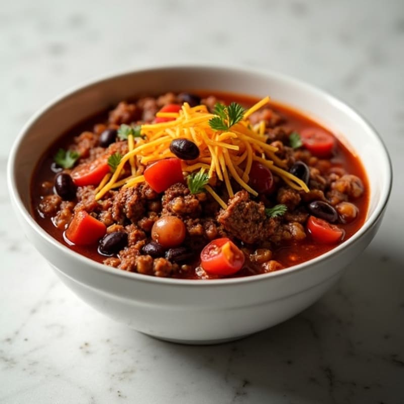 Hearty Lean Beef and Bean Chili