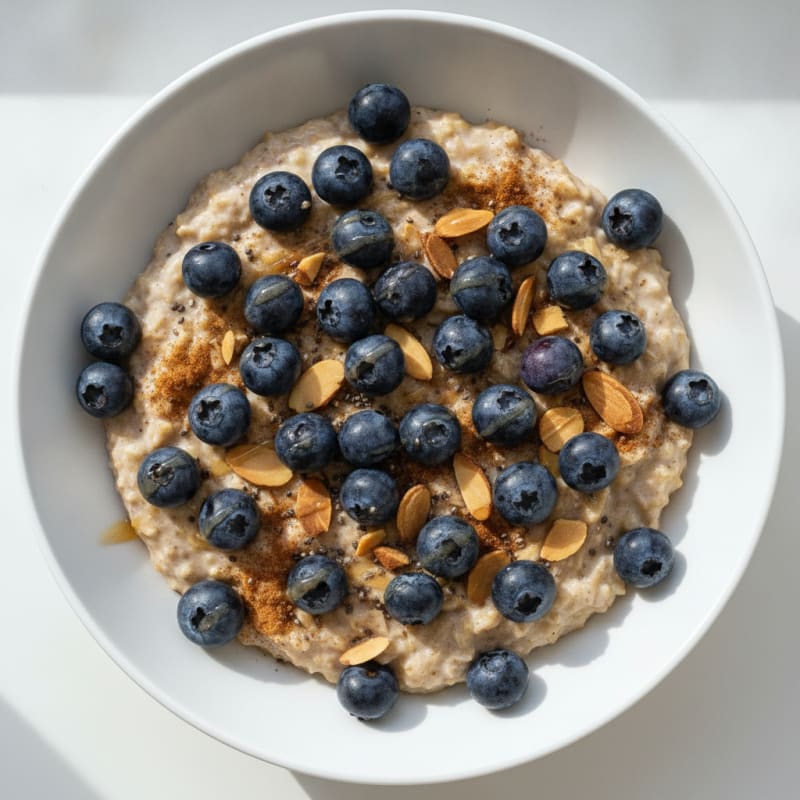 Blueberry Almond Oatmeal Bowl