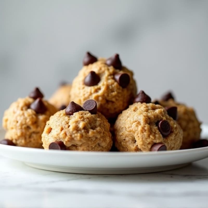 Healthy Chocolate Chip Protein Cookie Dough Bites