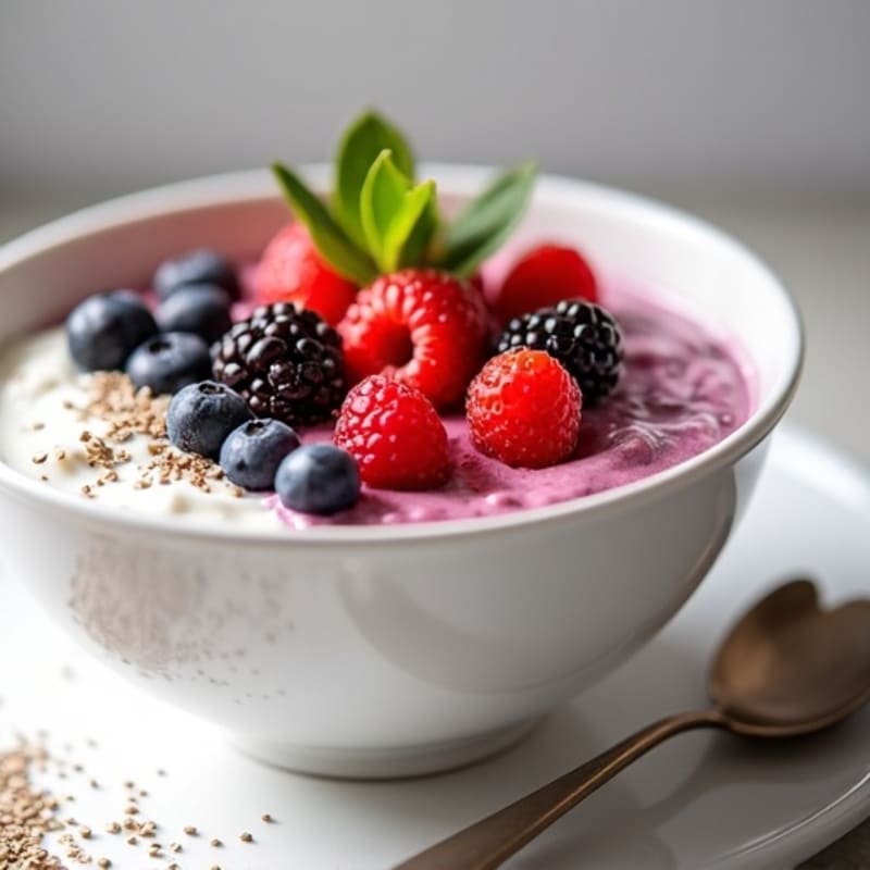 Protein-Packed Greek Yogurt Berry Bowl
