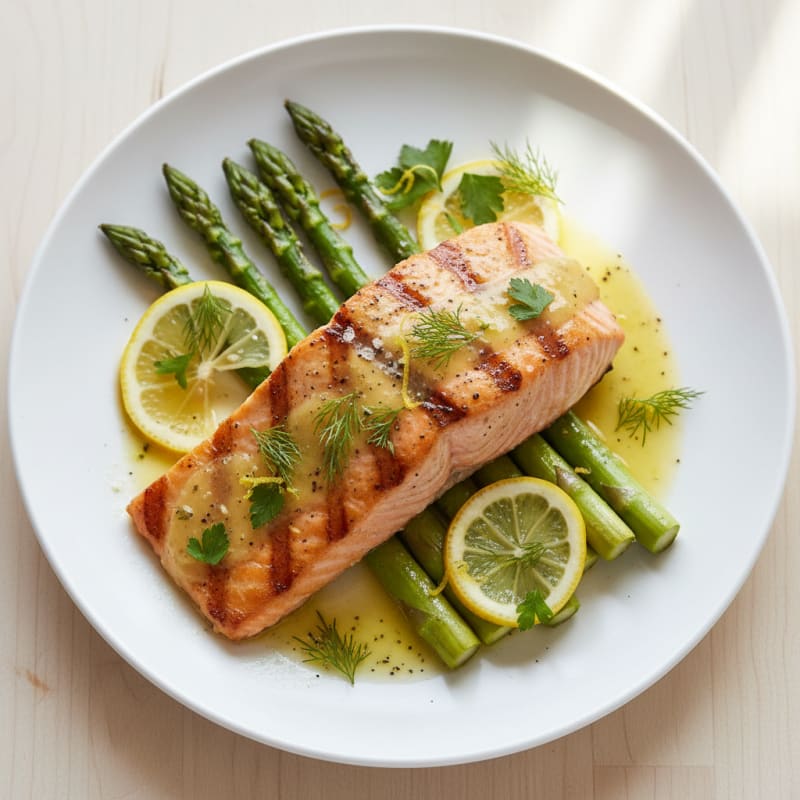 Lemon Herb Grilled Salmon