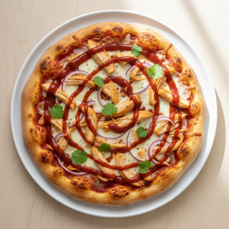 High-Protein BBQ Chicken Pizza