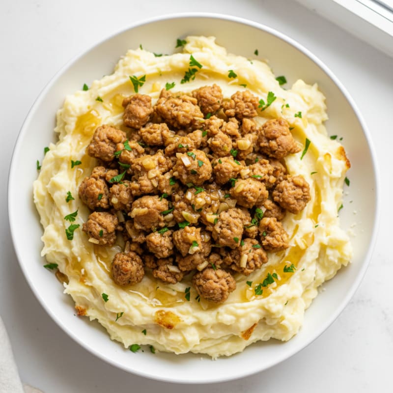 Buttery Garlic Parmesan Potato Bowl